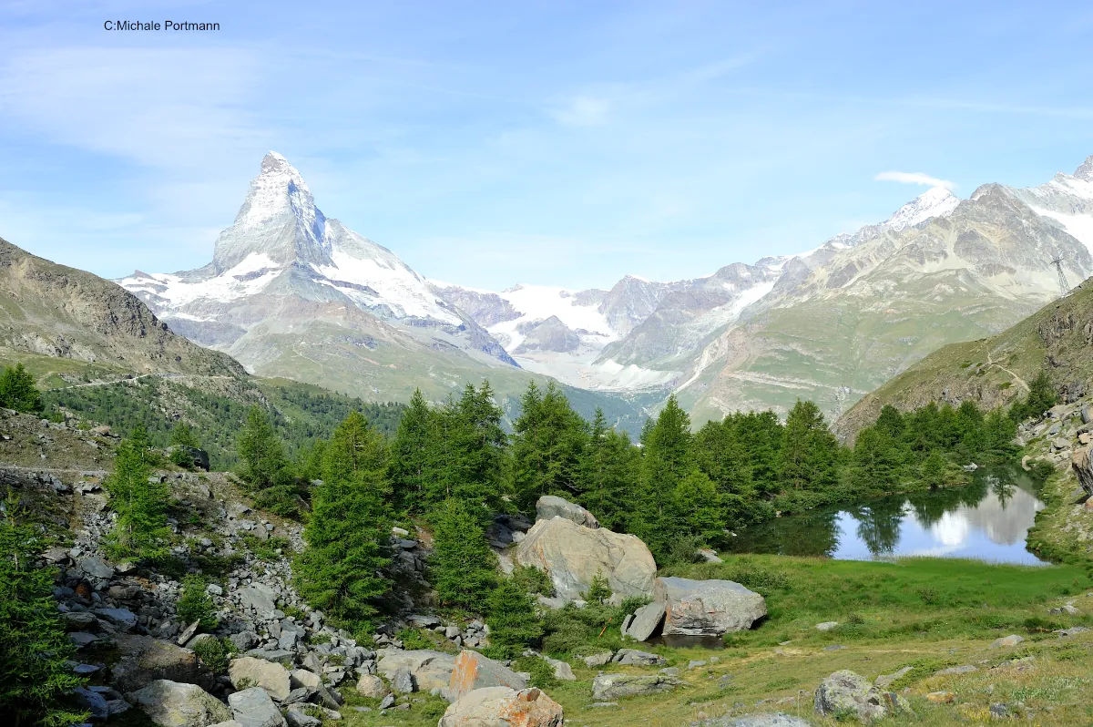 Summer view of Matterhorn