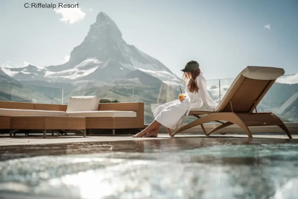 Zermatt spa in summer